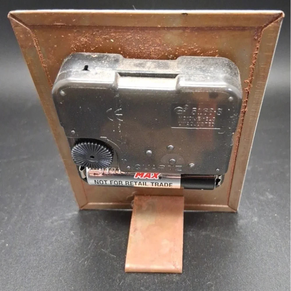 Vintage Motorcycle Sales Repairs Indian Gasoline Table Clock
